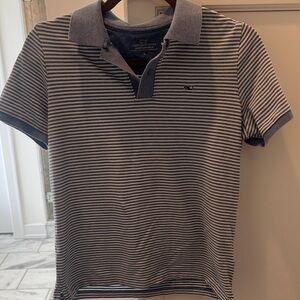 Vineyard Vines Boys Navy and White Polo Shirt